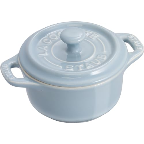 6-pc Mini Round Ceramic Cocotte Set E39222
