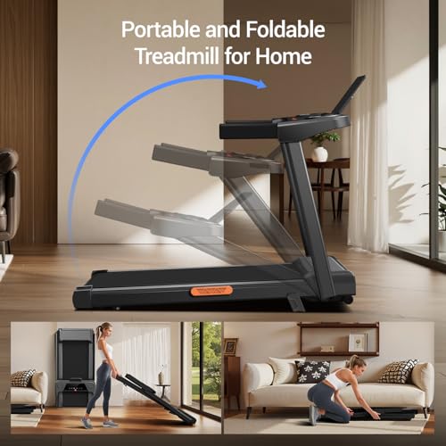 3-in-1 Foldable Treadmill with 14% Incline, 300 Lbs Weight Capacity D5742