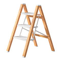 Aluminum Folding Step Stool with Anti-Slip Pedal, 330 lbs F614