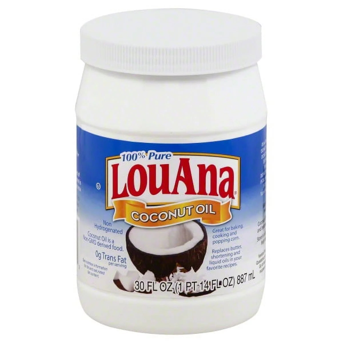100% Pure Coconut Oil, 30 Fl Oz Y686