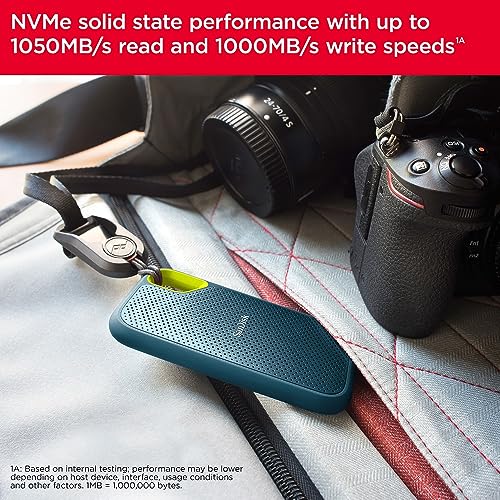 Portable SSD - USB-C, USB 3.2 Gen 2 - External Solid State Drive U22293