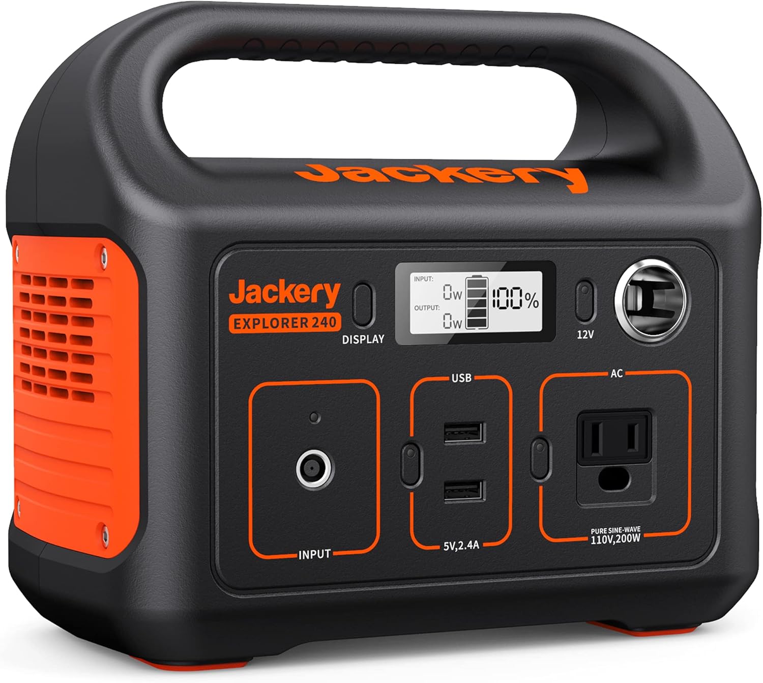 240Wh Portable Lithium Power Station with AC Outlet M440295