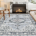 Machine Washable 5x7 Area Rug I399