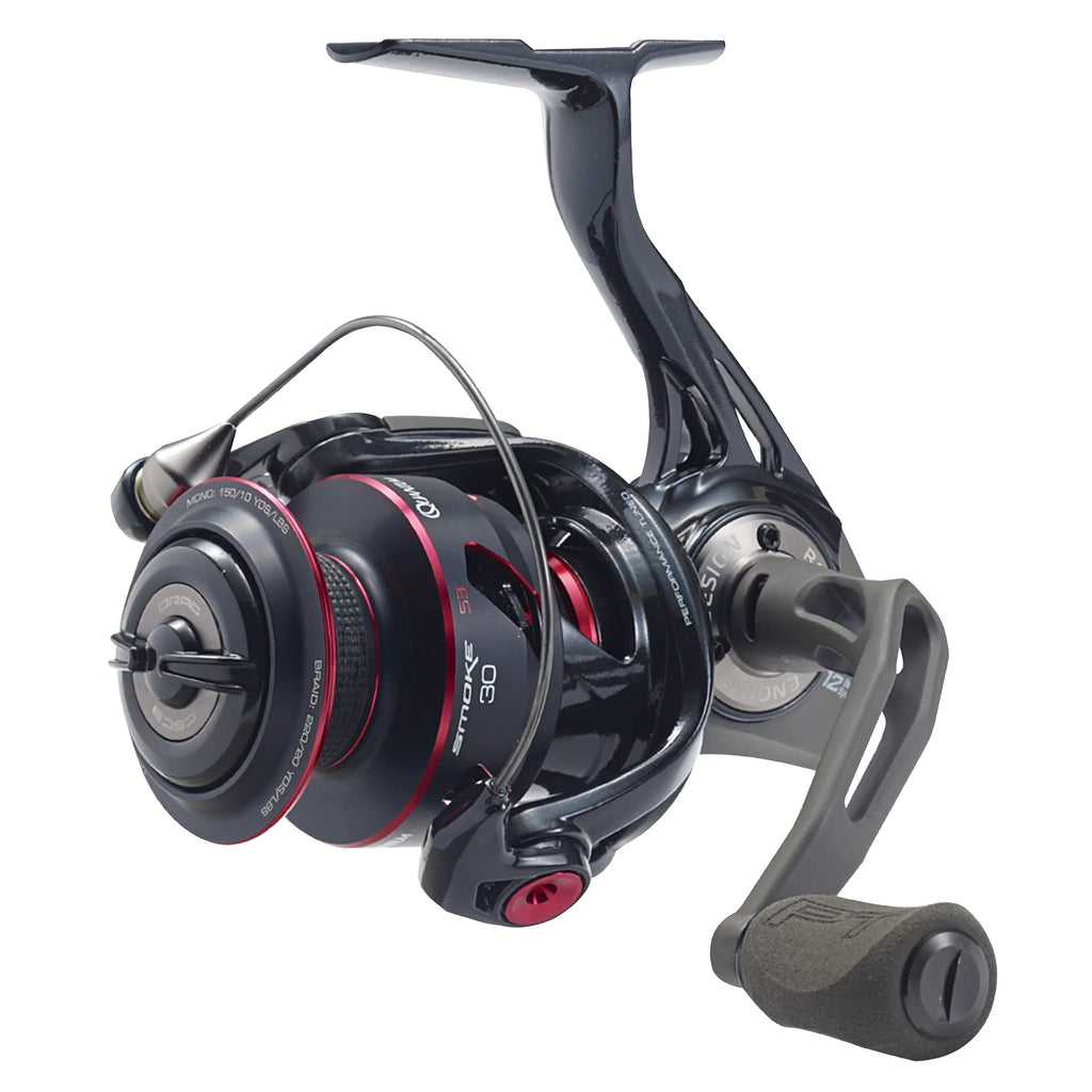 Black Size 30 Spinning Fishing Reel with 6.0:1 Gear Ratio W29213
