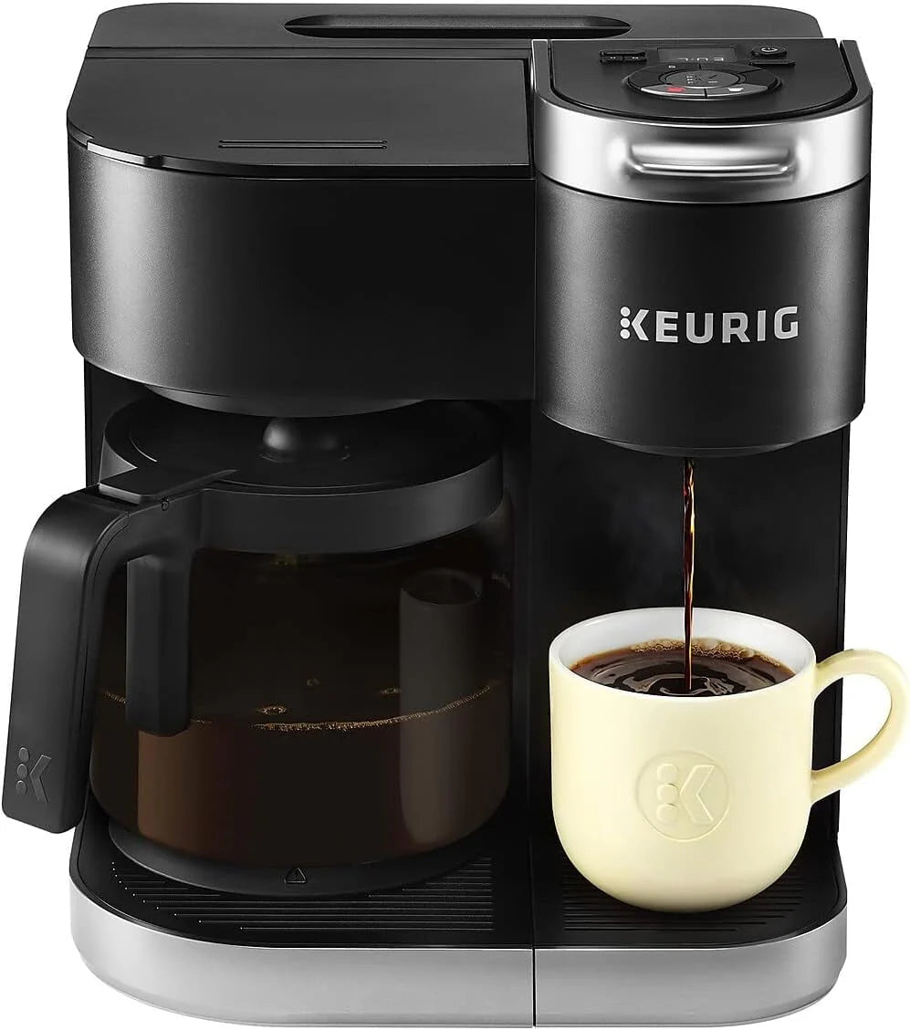 Black Single Serve & Carafe Coffee Maker P890