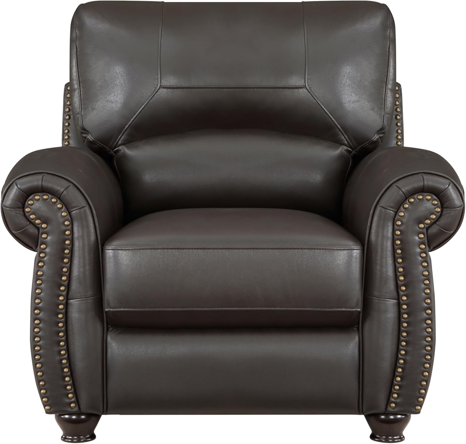 Brown Leather 3pc Sofa Set D61867