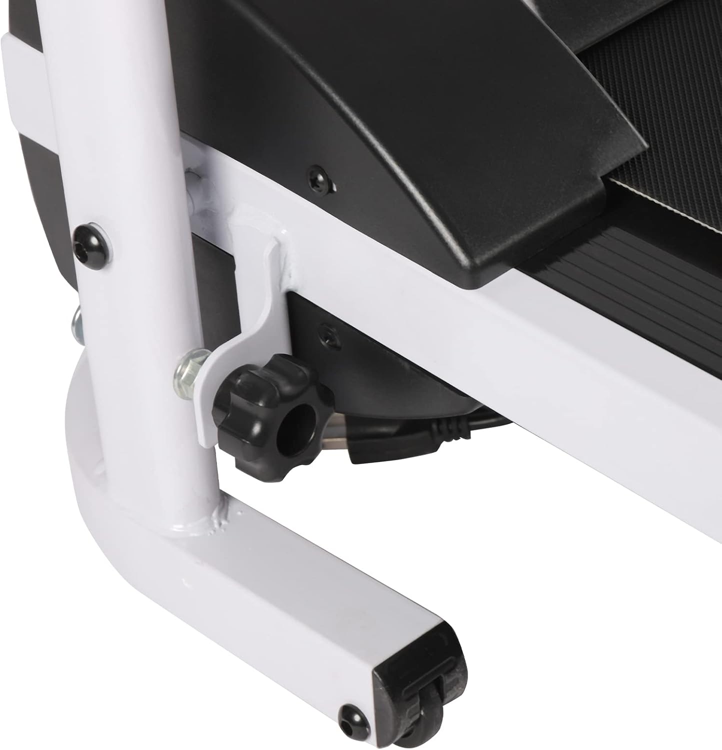Walking Treadmill with Full Length Handrails, LCD Display, Foldable, 300 lbs Capacity I3672