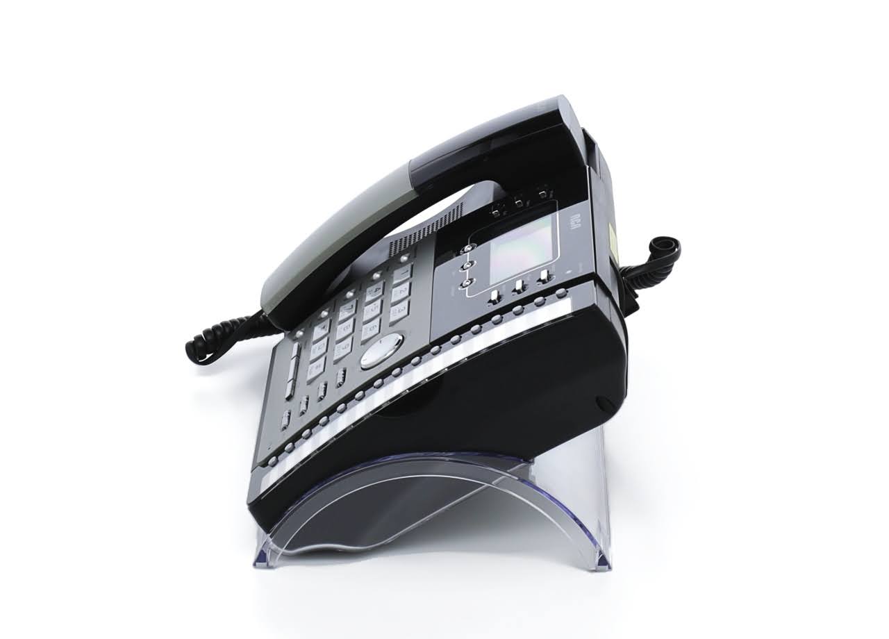 Black/Silver 4-line Phone H703235