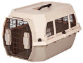 2-Door Top-Load Hard-Sided Pet Carrier, Gray & Blue, 22.8 x 15.0 x 13.0 inches Y166