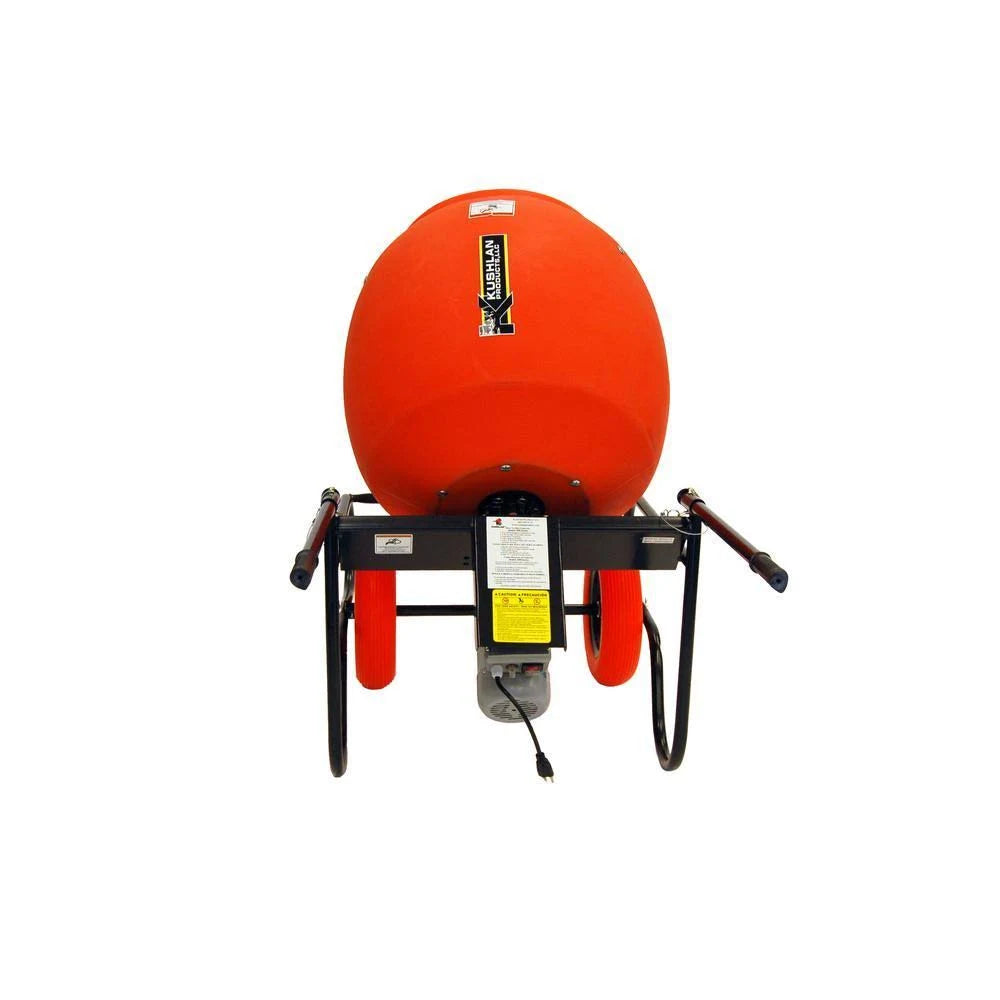 Wheelbarrow Mixer, 6 Cu ft, 115V, 3/4HP F7400
