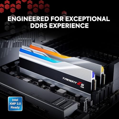 DDR5 RAM 32GB (2x16GB) 6600MT/s CL34-40-40-105 Matte Black Desktop Computer Memory Q558925