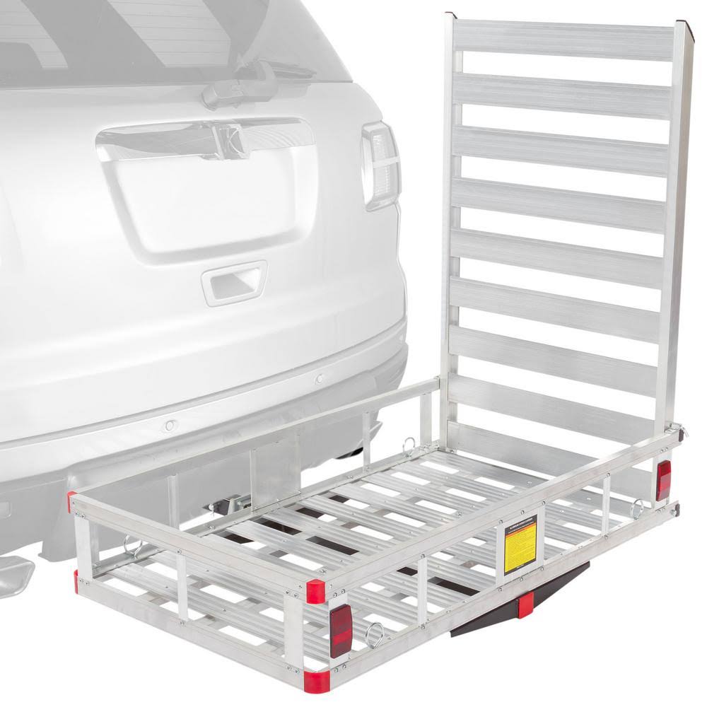 Hitch Mounted Mobility Scooter Carrier Rack with Ramp W4365