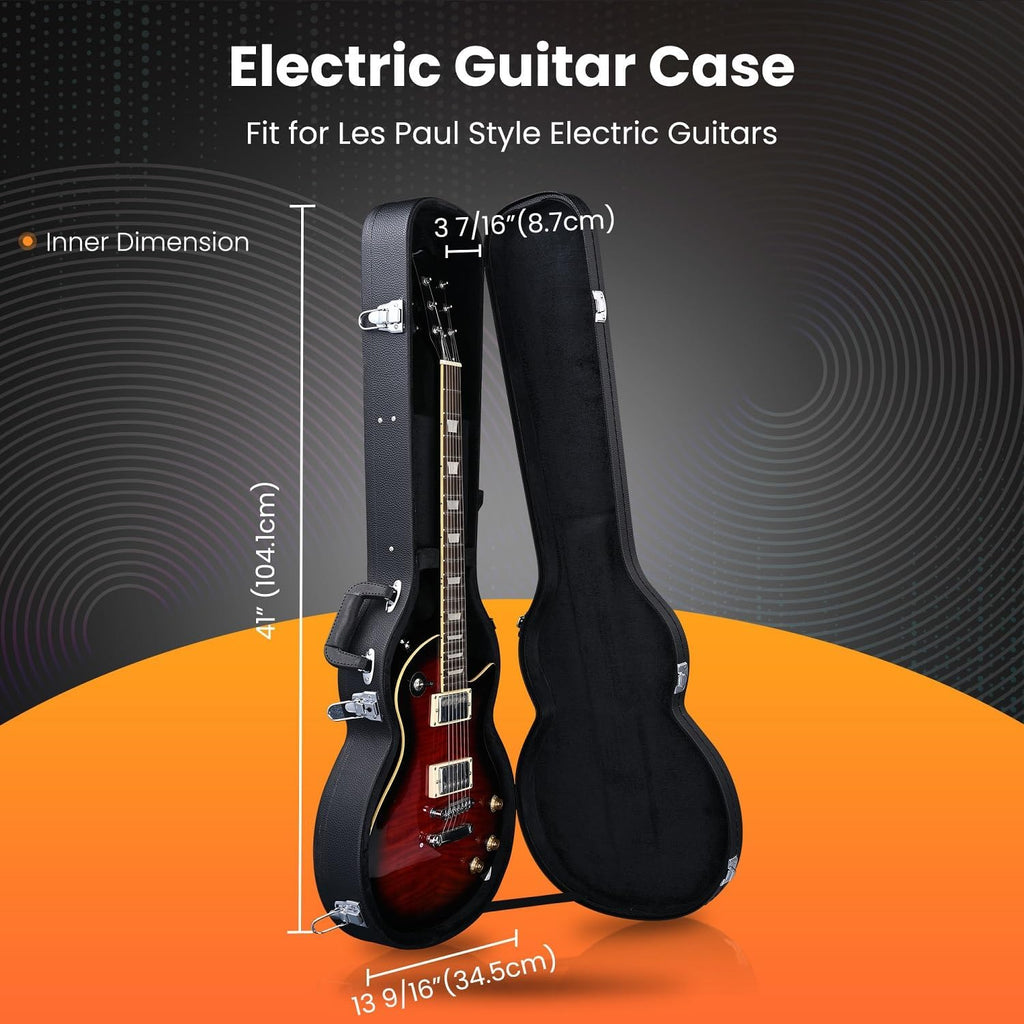 Black Lockable Electric Guitar Hard Case L423281