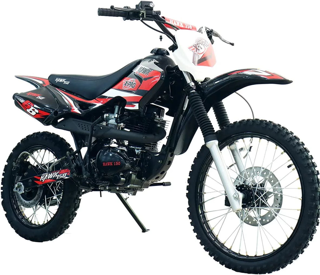 150cc Pit Dirt Bike with 5-Speed Manual Transmission, 19"/16" Wheels B800