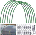 6 Sets 8 FT Long Fiberglass Garden Hoops O428415