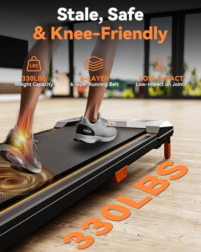 Compact Under Desk Treadmill with Remote Control R385