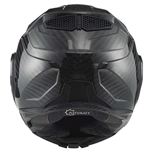Matte Black Carbon Fiber Modular Helmet D9011