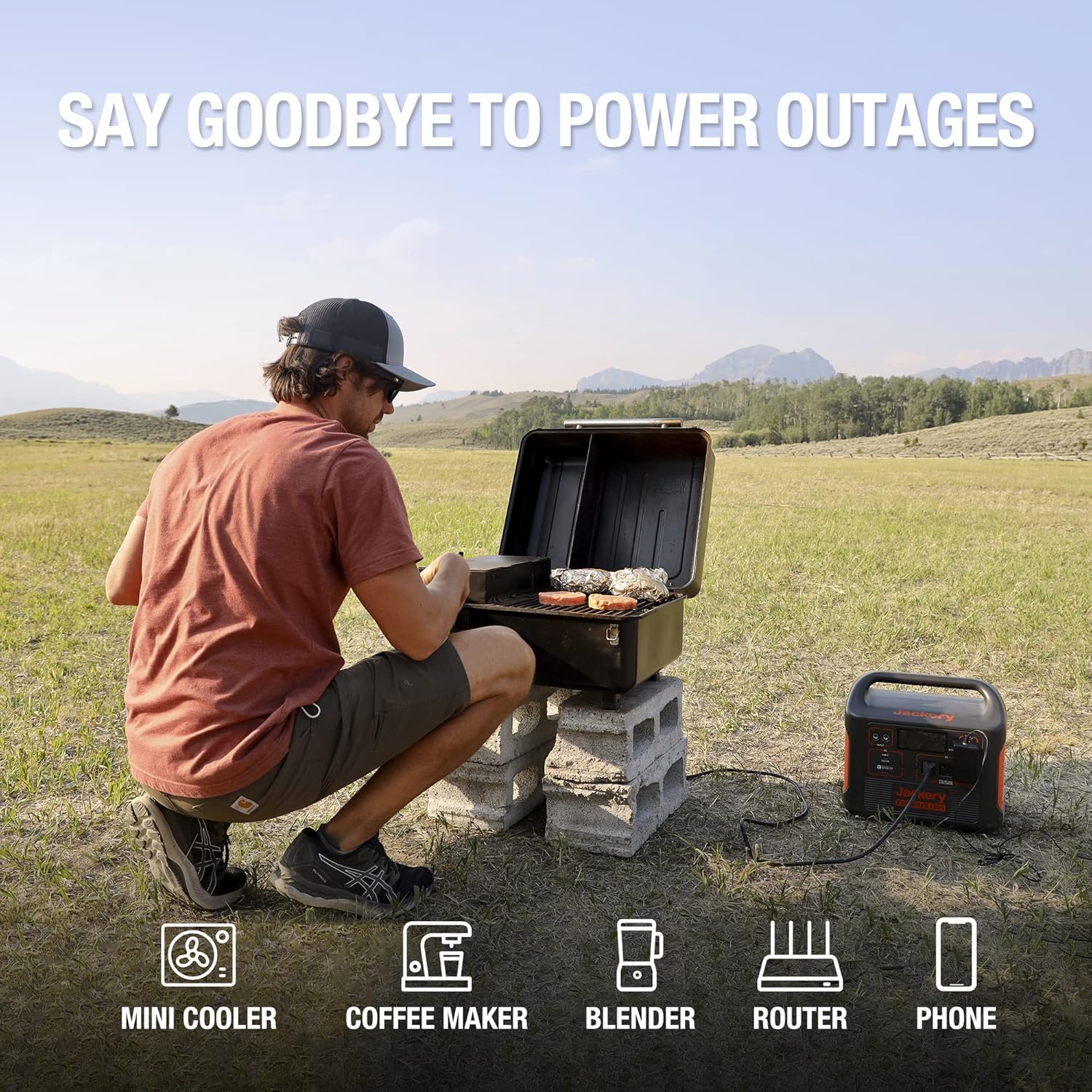 1534Wh Portable Generator with 3 AC Outlets I571