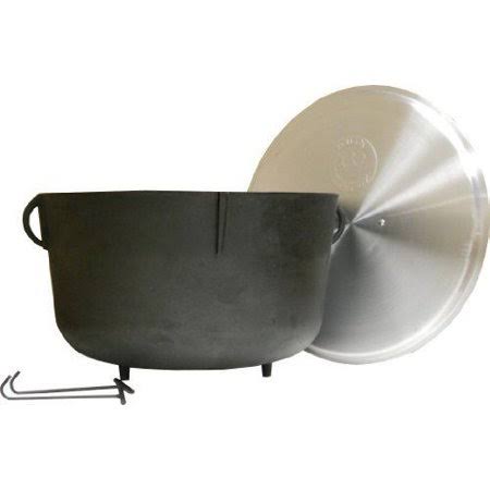 5 Gallon Cast Iron Jambalaya Pot with Feet and Lid T68399