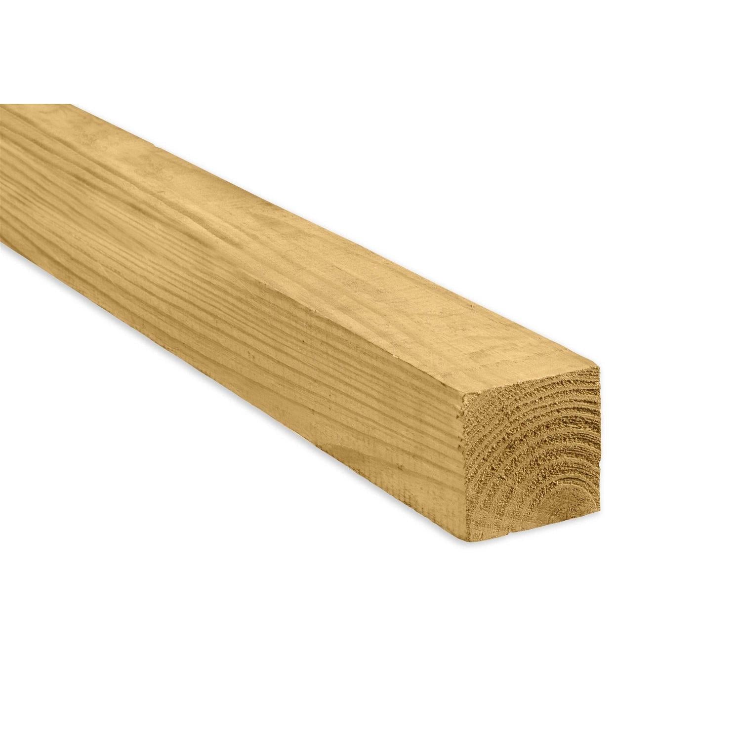 4-in x 4-in x 8-ft #2 Ground Contact Pressure Treated Lumber B5987