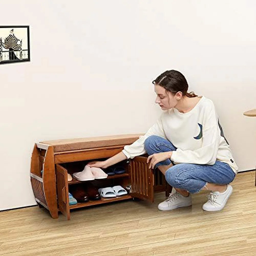 Shoe Bench with Detachable Cushion H4764