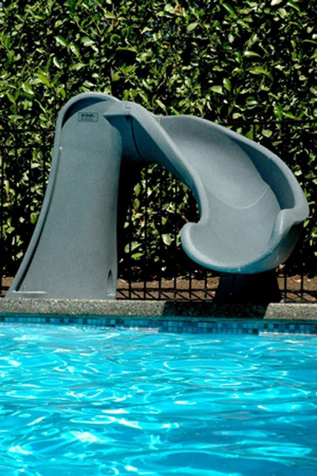 Gray Granite Pool Slide U4785