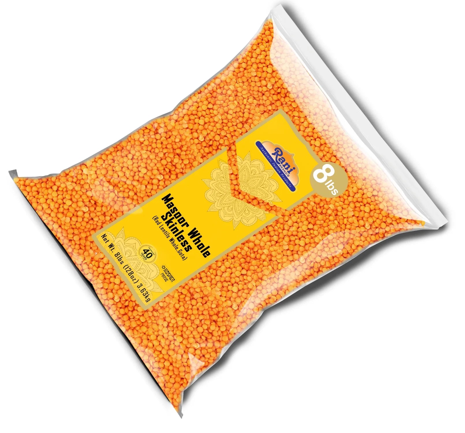 Red Lentils 128oz (8lbs) 3.63kg Bulk U371