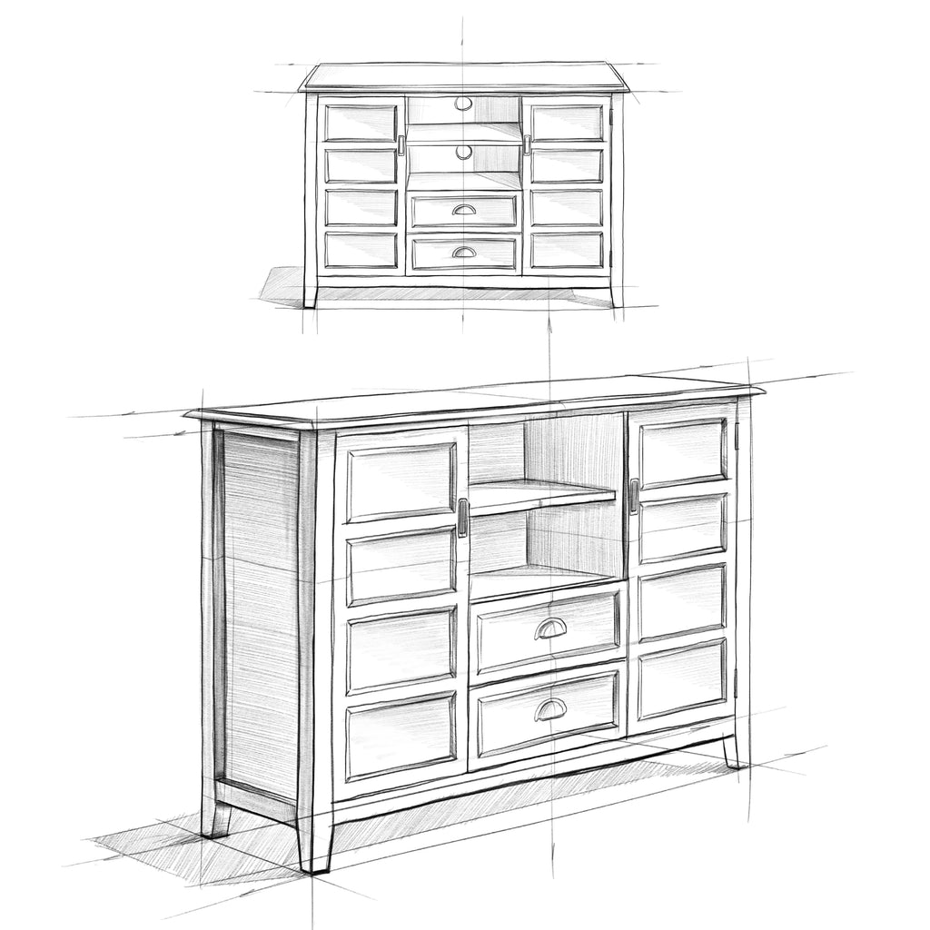 Tall TV Media Stand J949731
