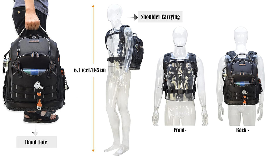 77-Pockets Tool Backpack N9527