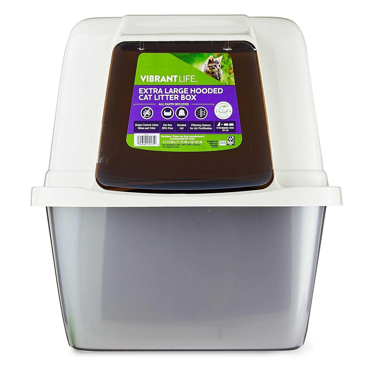 Extra Large Hooded Cat Litter Box X544