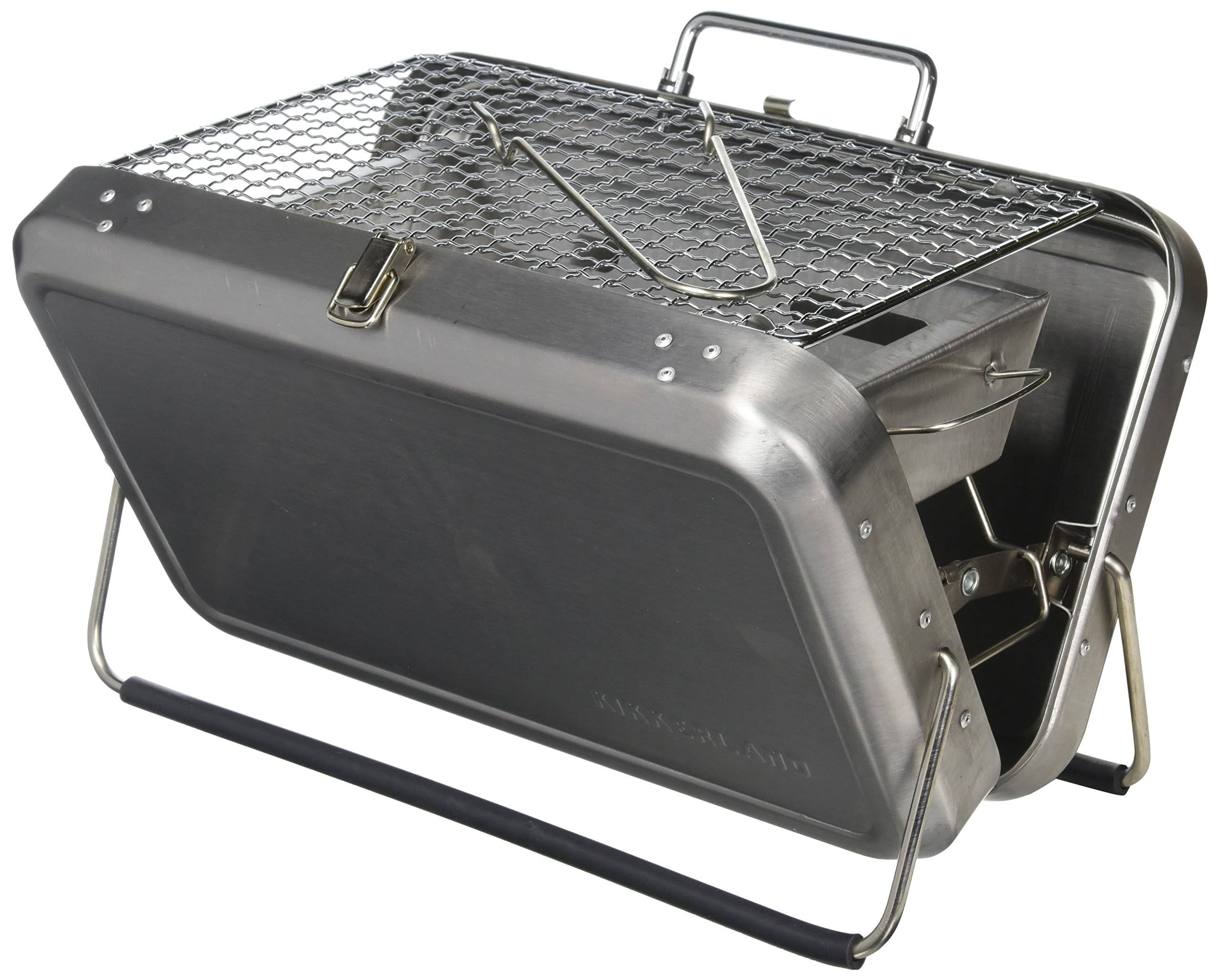 Portable BBQ Suitcase Silver J851995
