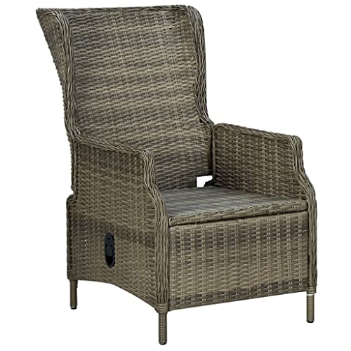 7 Piece Patio Dining Set Brown A688