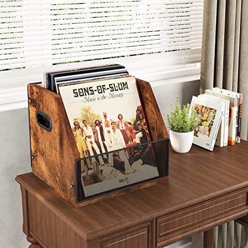 Vinyl Record Storage Box Case Crate S171