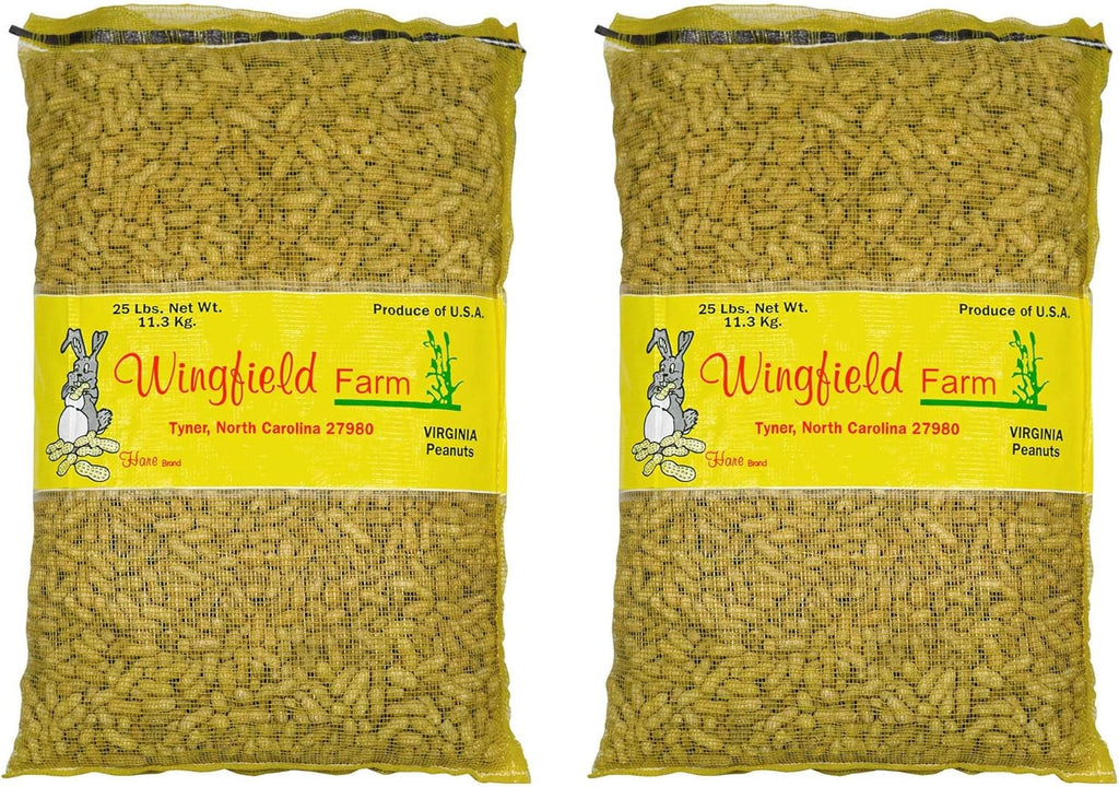 25 Pound Virgin In Shell Raw Peanuts U71377