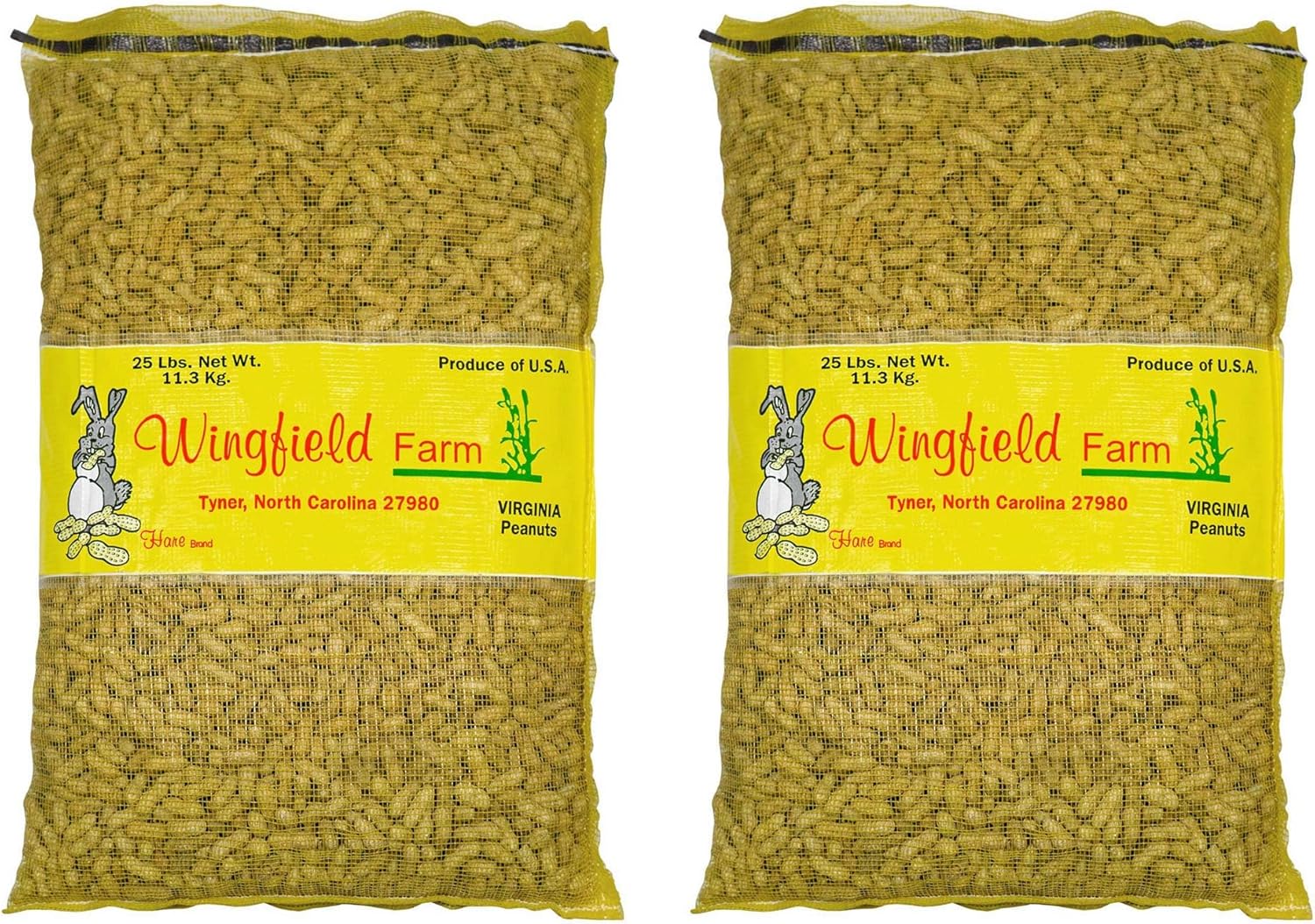 25 Pound Virgin In Shell Raw Peanuts U71377