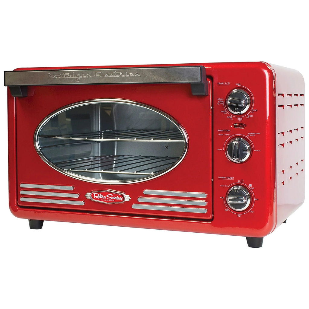 Retro Red 12-Slice Convection Toaster Oven W8390