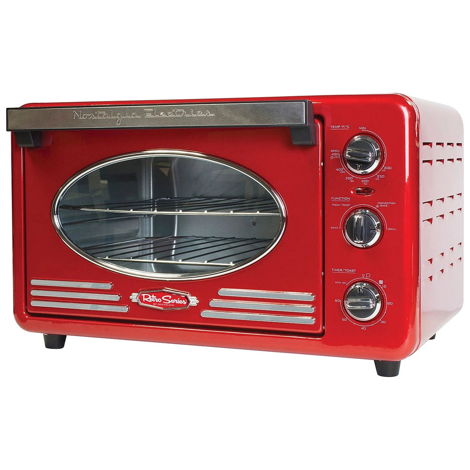 Retro Red 12-Slice Convection Toaster Oven W8390