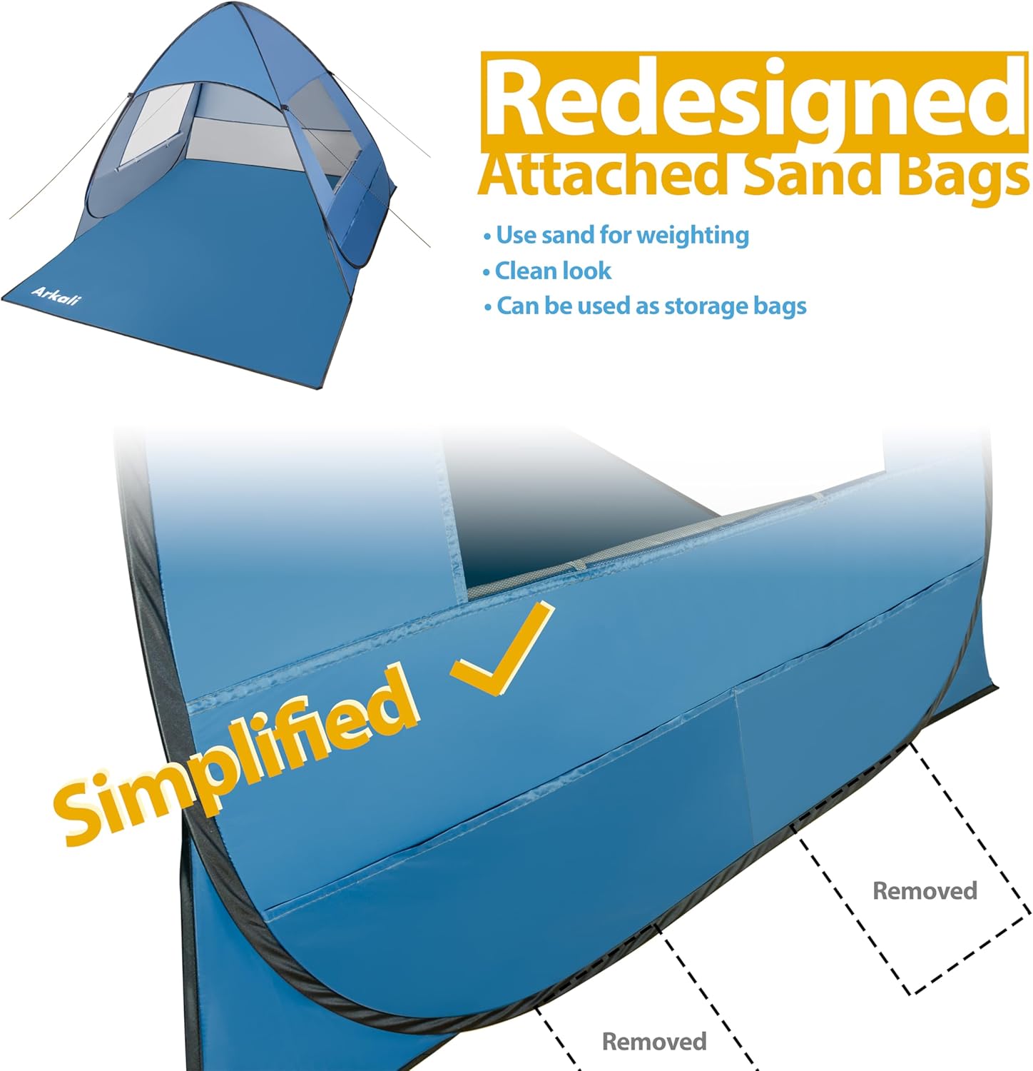 Blue UPF 50+ Pop Up Sun Shelter X21695