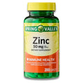 Zinc 50mg Dietary Supplement 200 caplets Pack of 2 Q824509