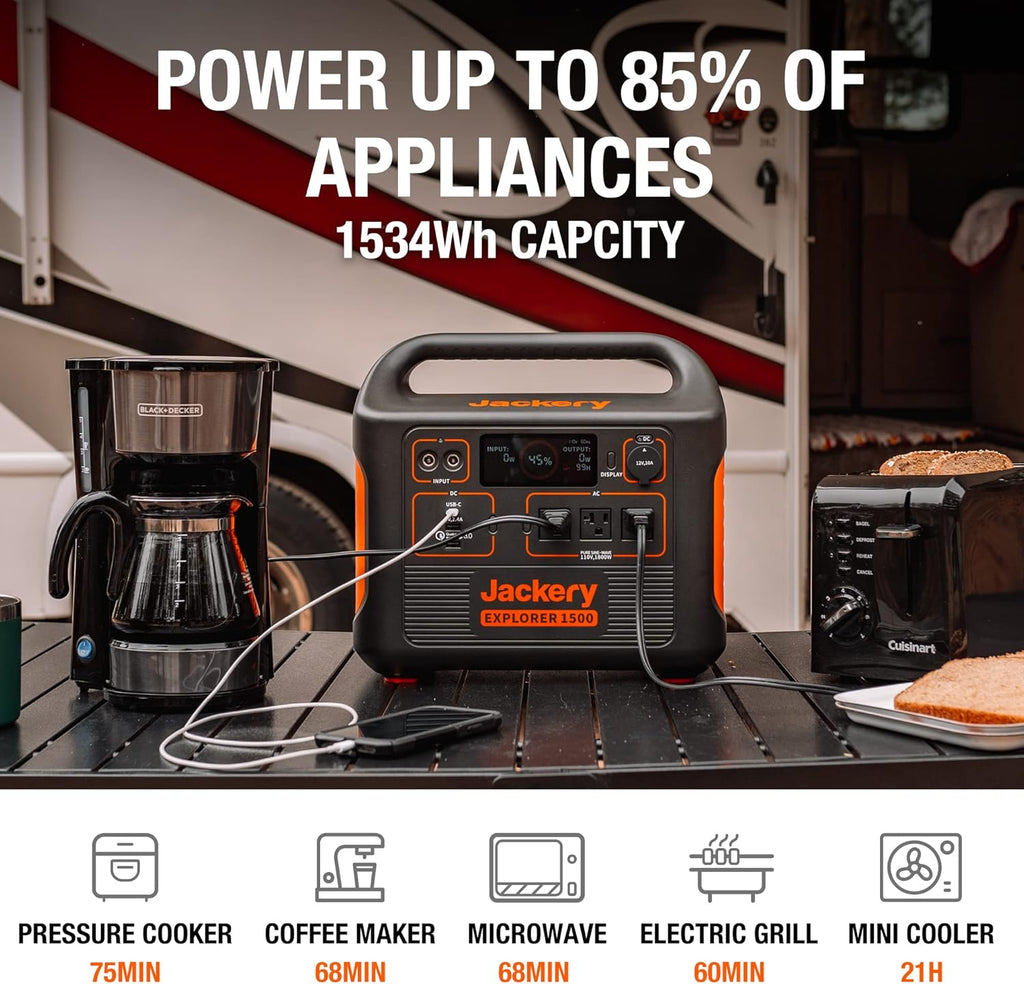 1534Wh Portable Generator with 3 AC Outlets I571