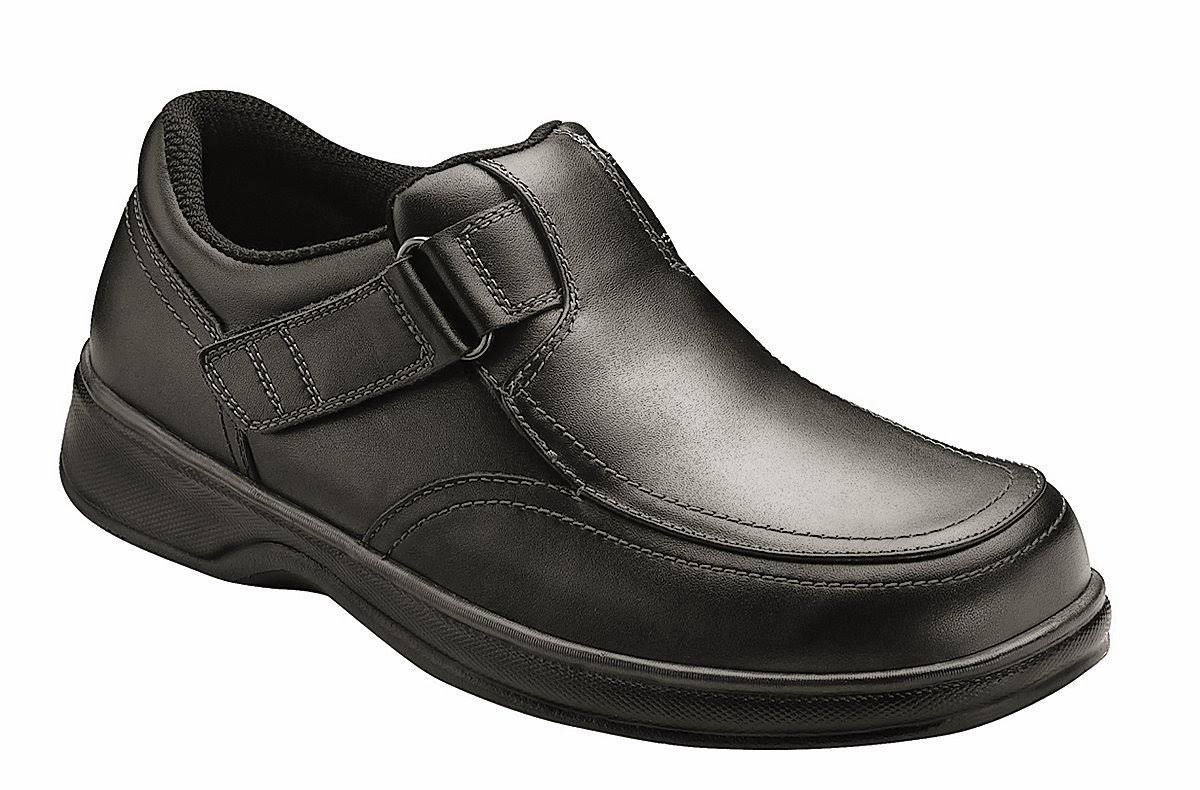 Black Leather Men's Shoes S711157
