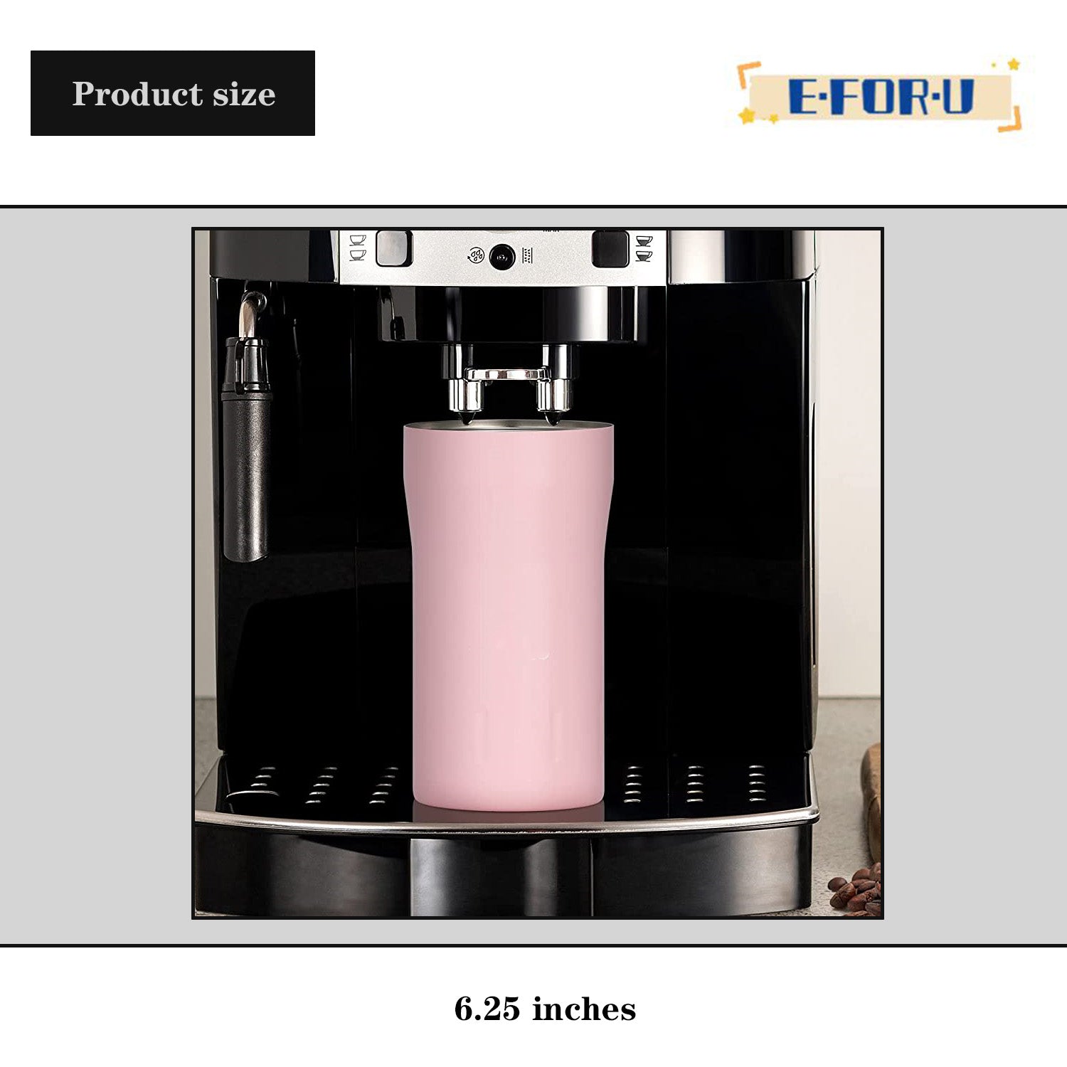12 oz Insulated Stainless Steel Coffee Mug with Flip Lid R6120