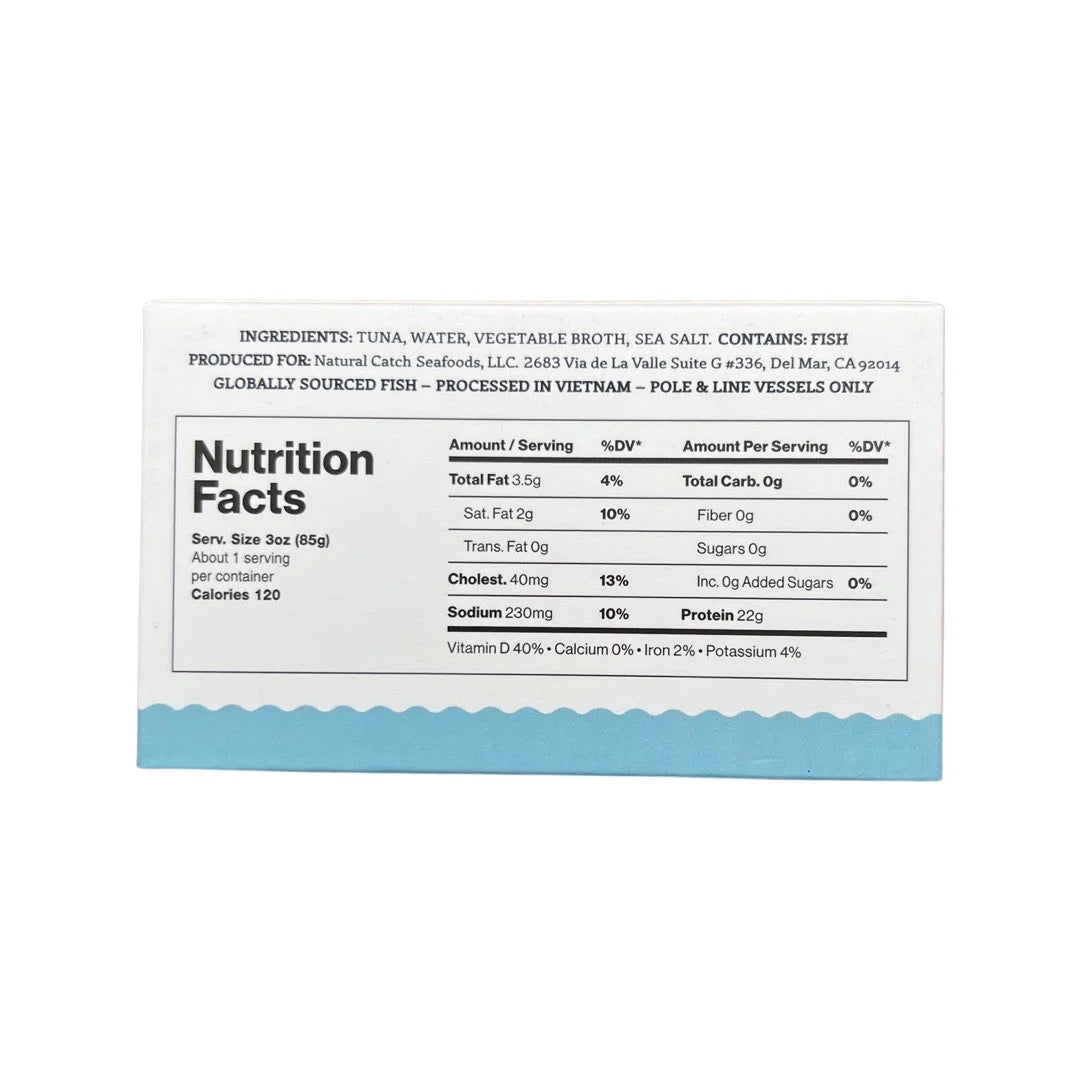 Natural Catch Albacore Tuna in Water F721