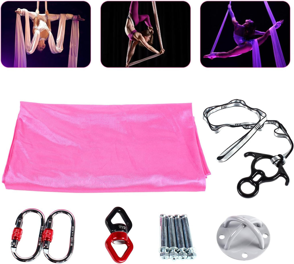 Aerial Yoga Hammock with Full Rigging Hardware F55396