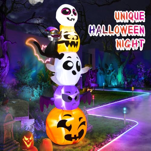 8FT Halloween Inflatable Decorations with Built-in LED Light W6882