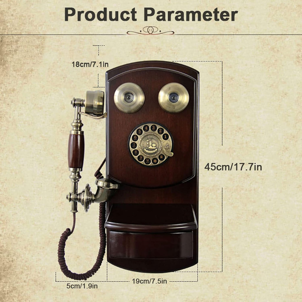 Retro Corded Rotary Dial Telephone H149870
