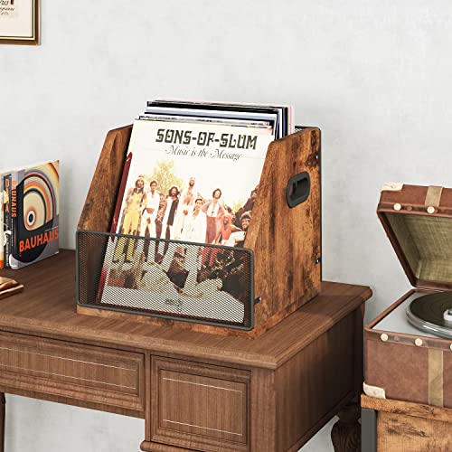 Vinyl Record Storage Box Case Crate S171