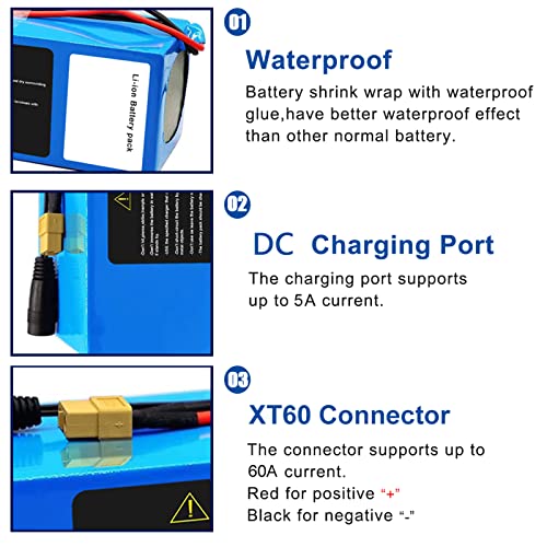 36V 48V Li-ion Ebike Battery Pack with 2A Charger R90324