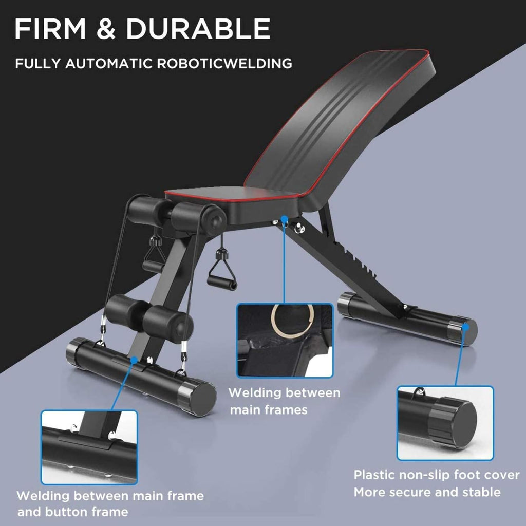 Folding Adjustable Weight Bench N5552
