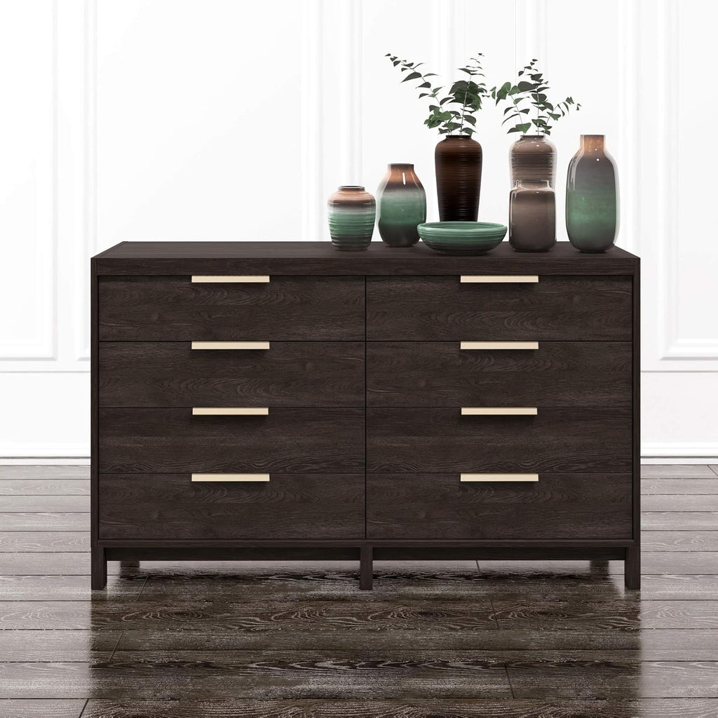 8 Drawer Double Dresser Dark Chocolate N98213